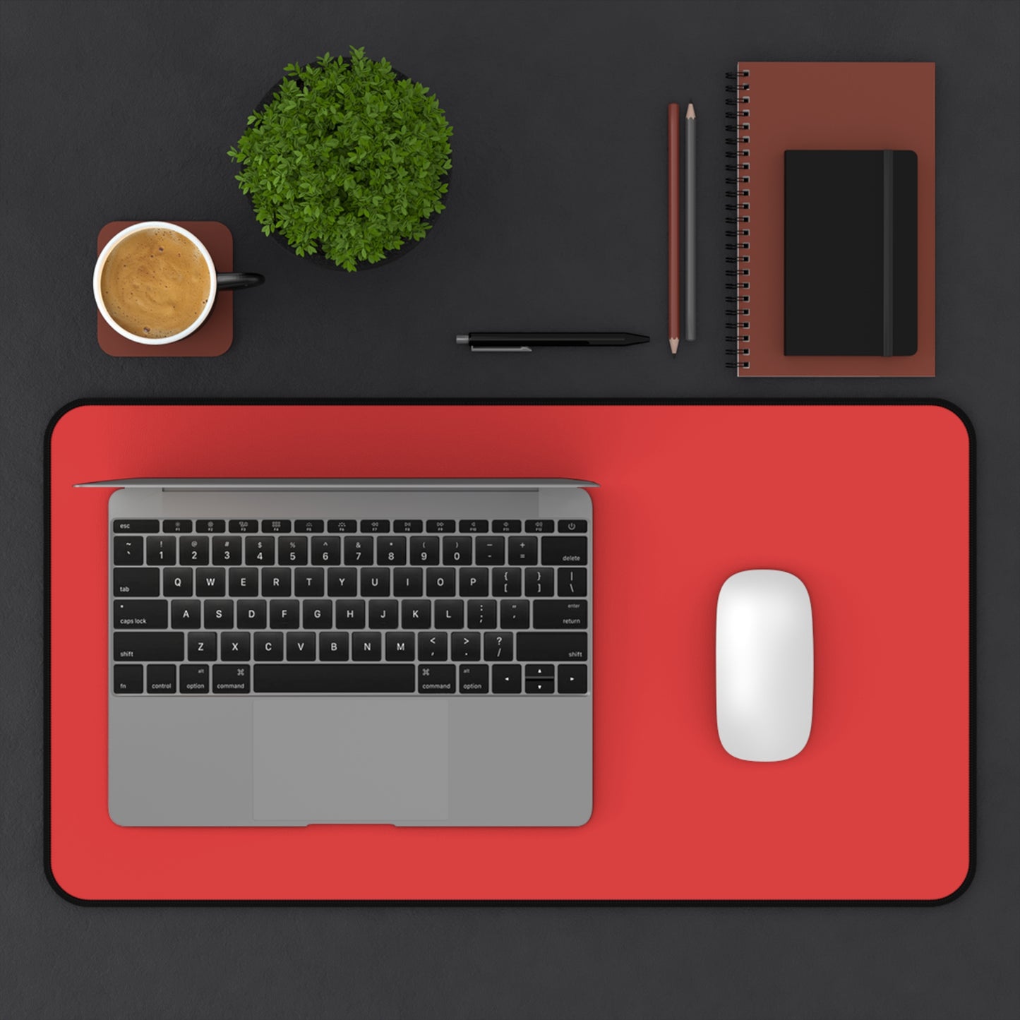 True Red Desk Mat Color Coordinated Collection (12x18, 12x22, 16x32)