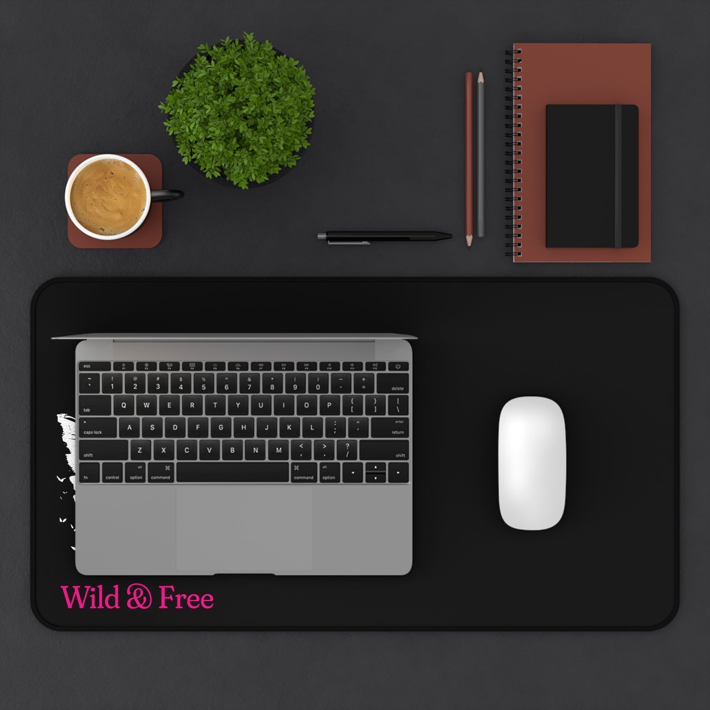 Wild & Free Butterfly Desk Pad
