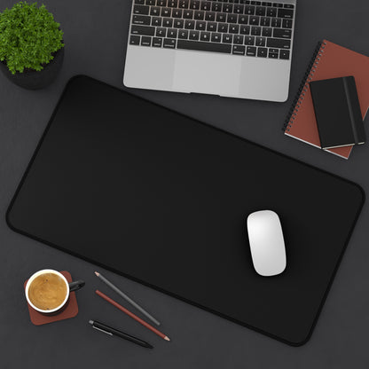 Black Desk Mat Color Coordinated Collection (12x18, 12x22, 16x32)