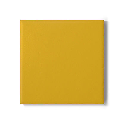Honey Yellow Ceramic Coaster Round or Square | Coordinated Collection