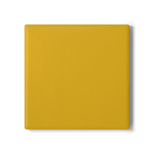 Honey Yellow Ceramic Coaster Round or Square | Coordinated Collection