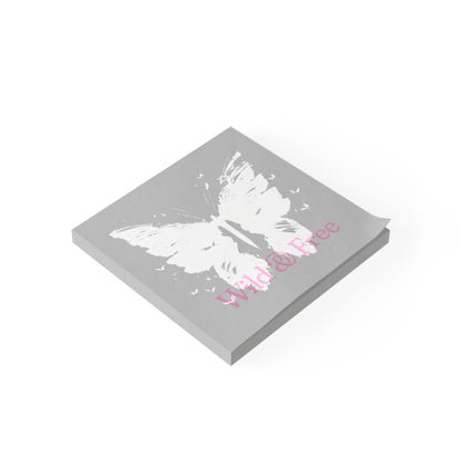 Wild and Free Sticky Notes Butterfly Post It Notes (7 Sizes)