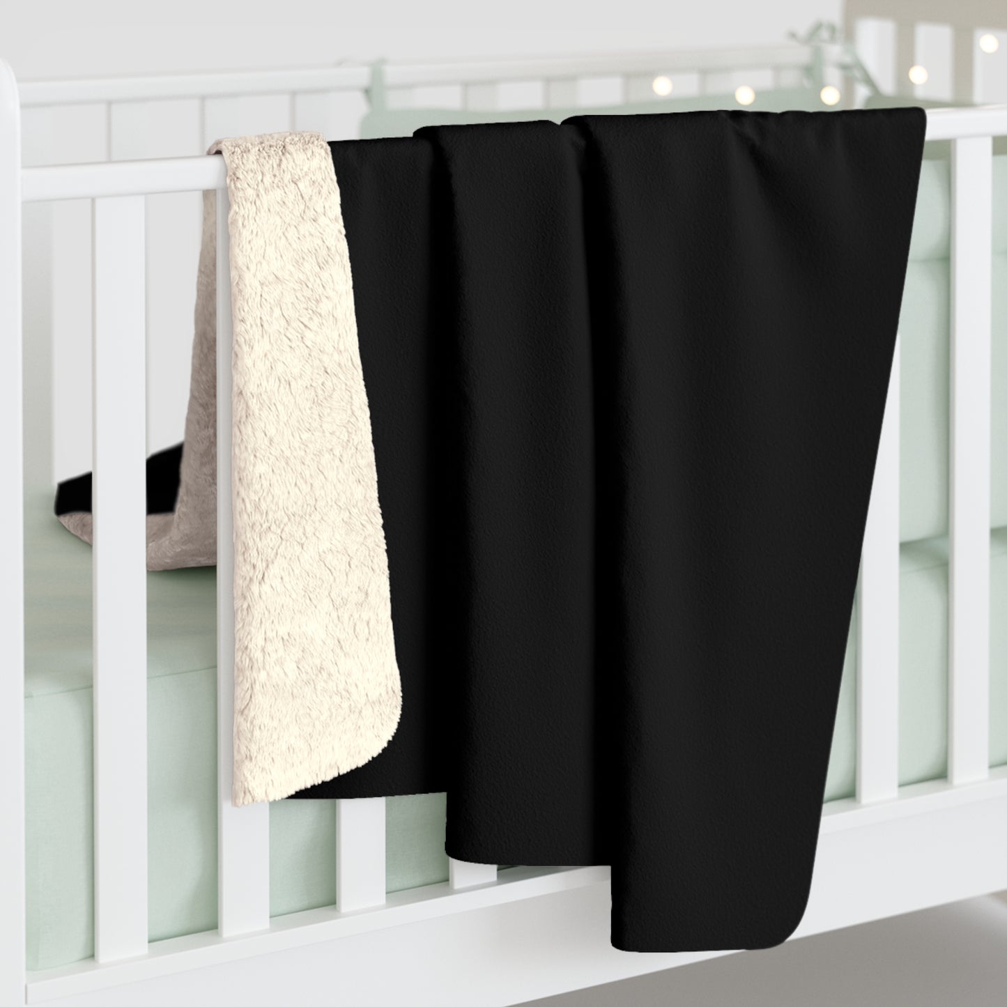 Black Sherpa Fleece Blanket Cozy Plush Throw 3 Sizes Soft Warm Blanket