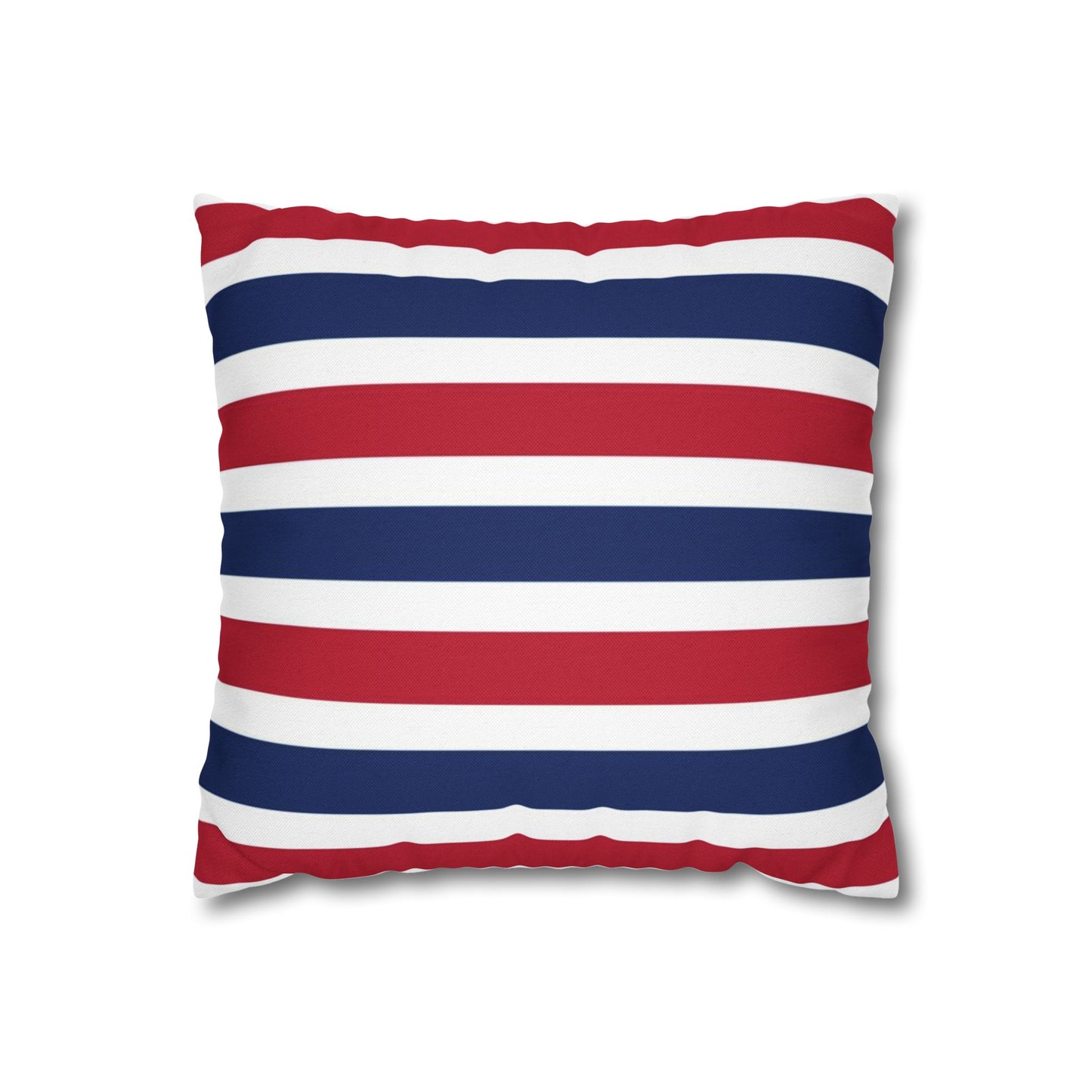 Red, White and Blue Stripe Pillow Cover 14x14