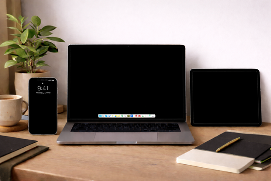 Black Digital Wallpaper Bundle 12 Files Desktop Phone Tablet Background Aesthetic Minimal