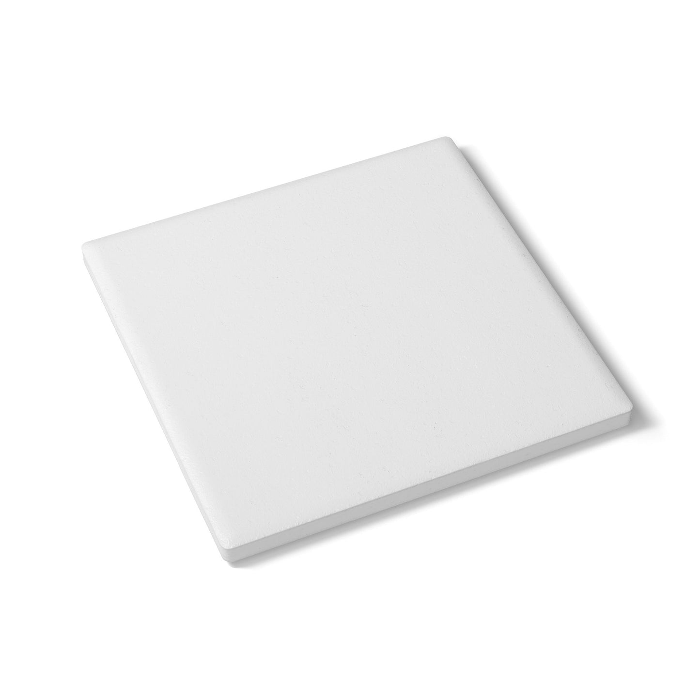 White Ceramic Coaster Round or Square | Coordinated Collection