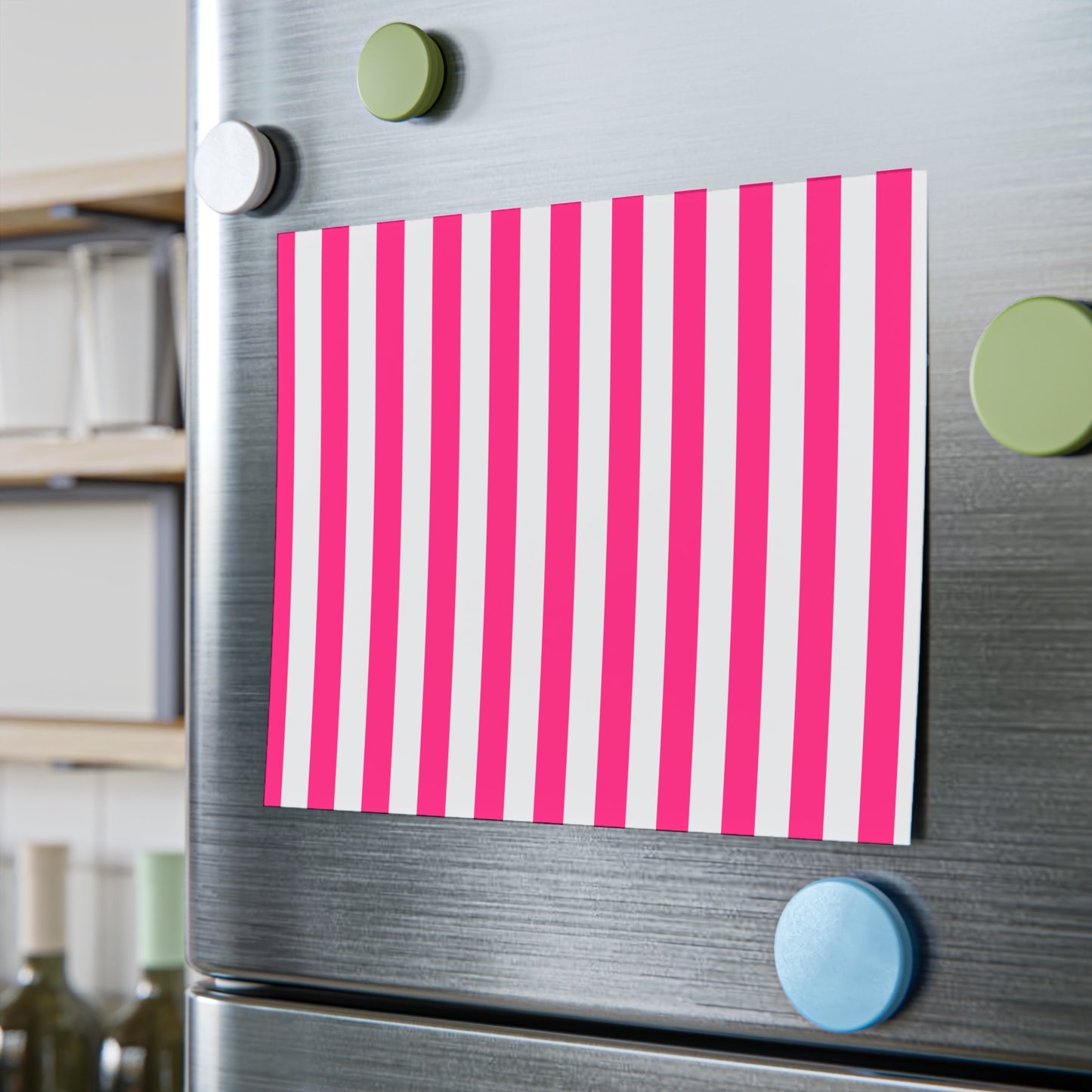 Pink Stripe Sticky Notes (7 Sizes)