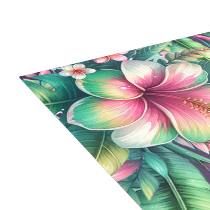 Paradise in Full Bloom Postcard Tropical Floral Botanical Postcards (30, 40 or 50)