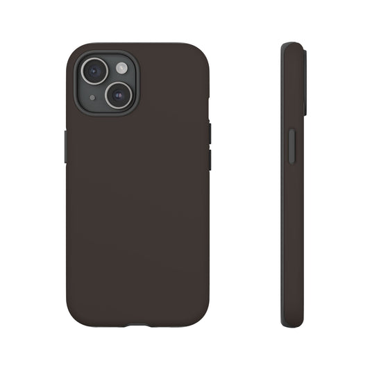 Muted Charcoal Tough Cell Phone Case Matte or Glossy Protective Case iPhone Samsung