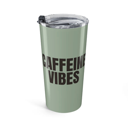 Sage Caffeine Vibes 20oz Stainless Steel Tumbler | Color Coordinated Collection
