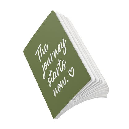 Olive The Journey Starts Now A5 Lined Journal