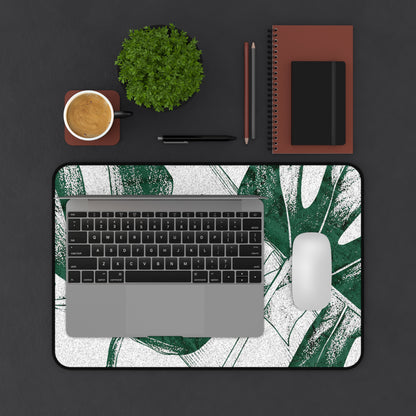 Monstera Leaf Green Desk Pad