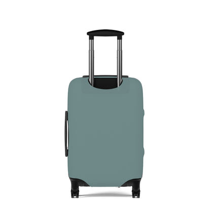 Dusty Blue Luggage Cover Travel Suitcase Cover Protective Stretch Cover