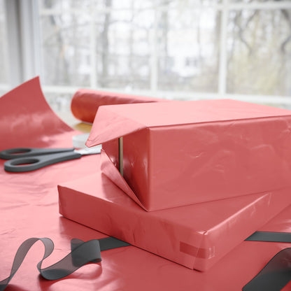 Red Autumns Wrapping Paper Matte or Glossy Gift Wrap 3 Sizes Fine Art Paper
