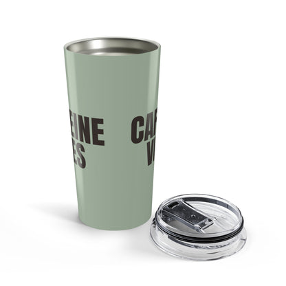 Sage Caffeine Vibes 20oz Stainless Steel Tumbler | Color Coordinated Collection