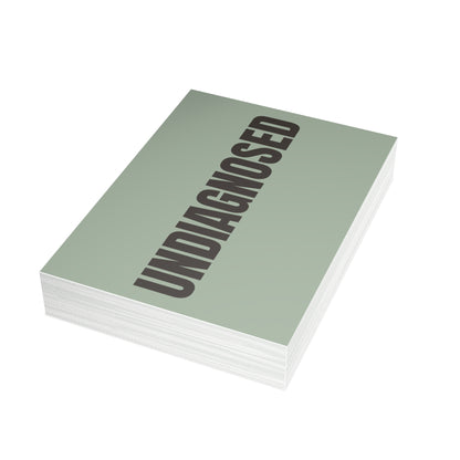 Sage Postcard Set Pack of 10, 30 or 50 w/ Envelopes | Coordinated Collection