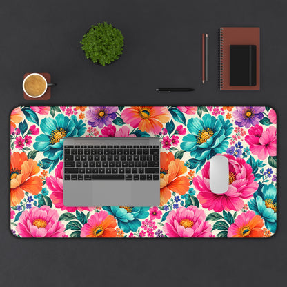 Dreamy Floral Desk Mat 3 Sizes Floral Mouse Pad