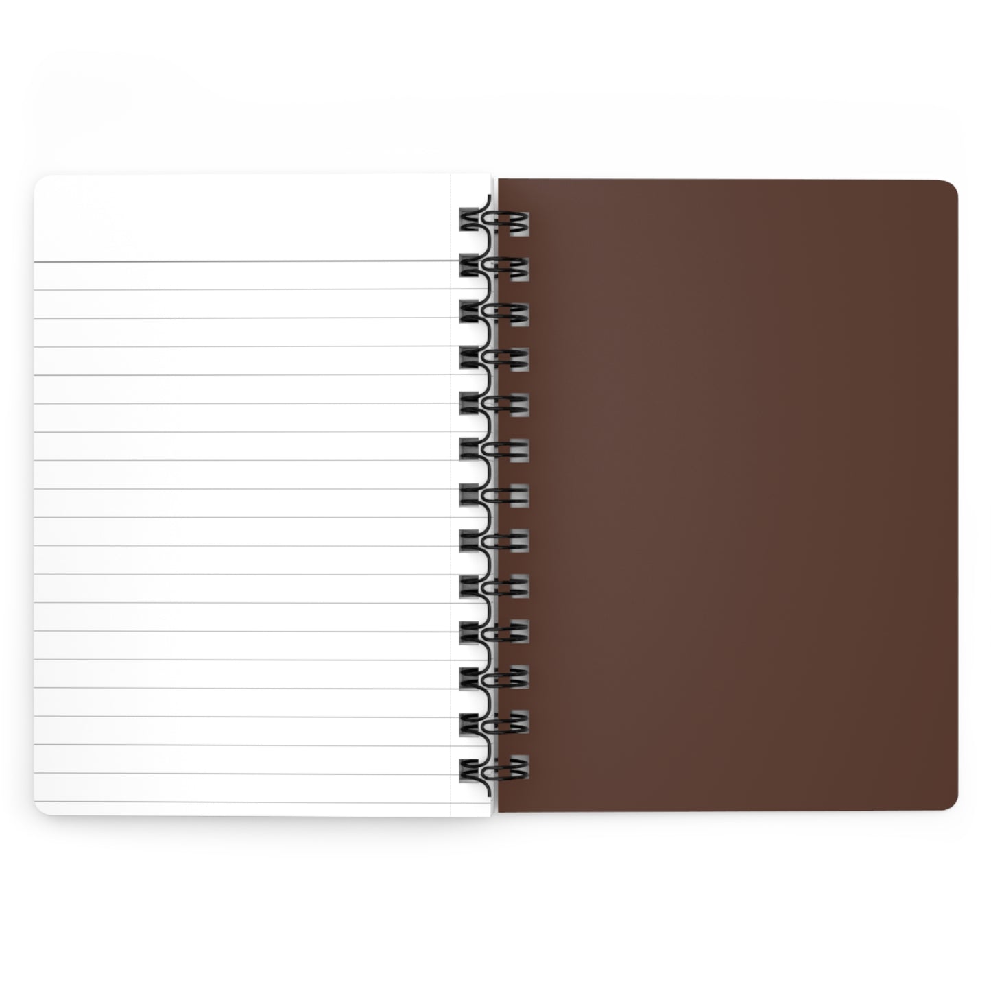 Chocolate Brown Spiral Lined Notebook 150 Page Journal | Coordinated Collection