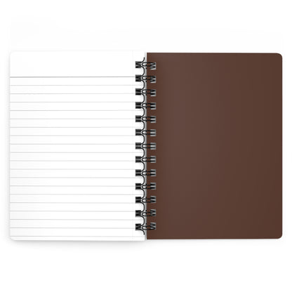 Chocolate Brown Spiral Lined Notebook 150 Page Journal | Coordinated Collection