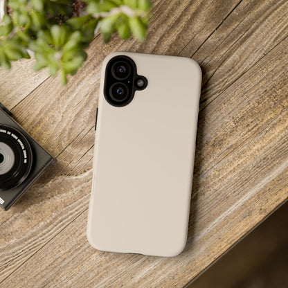 Latte Cream Tough Cell Phone Case Matte or Glossy Protective Case iPhone Samsung