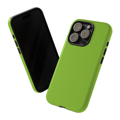 Muted Lime Tough Cell Phone Case Matte or Glossy Protective Case iPhone Samsung