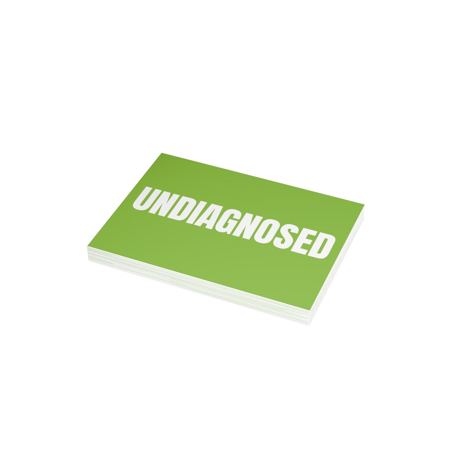 Muted Lime Postcard Set Pack of 10, 30 or 50 w/ Envelopes | Coordinated Collection