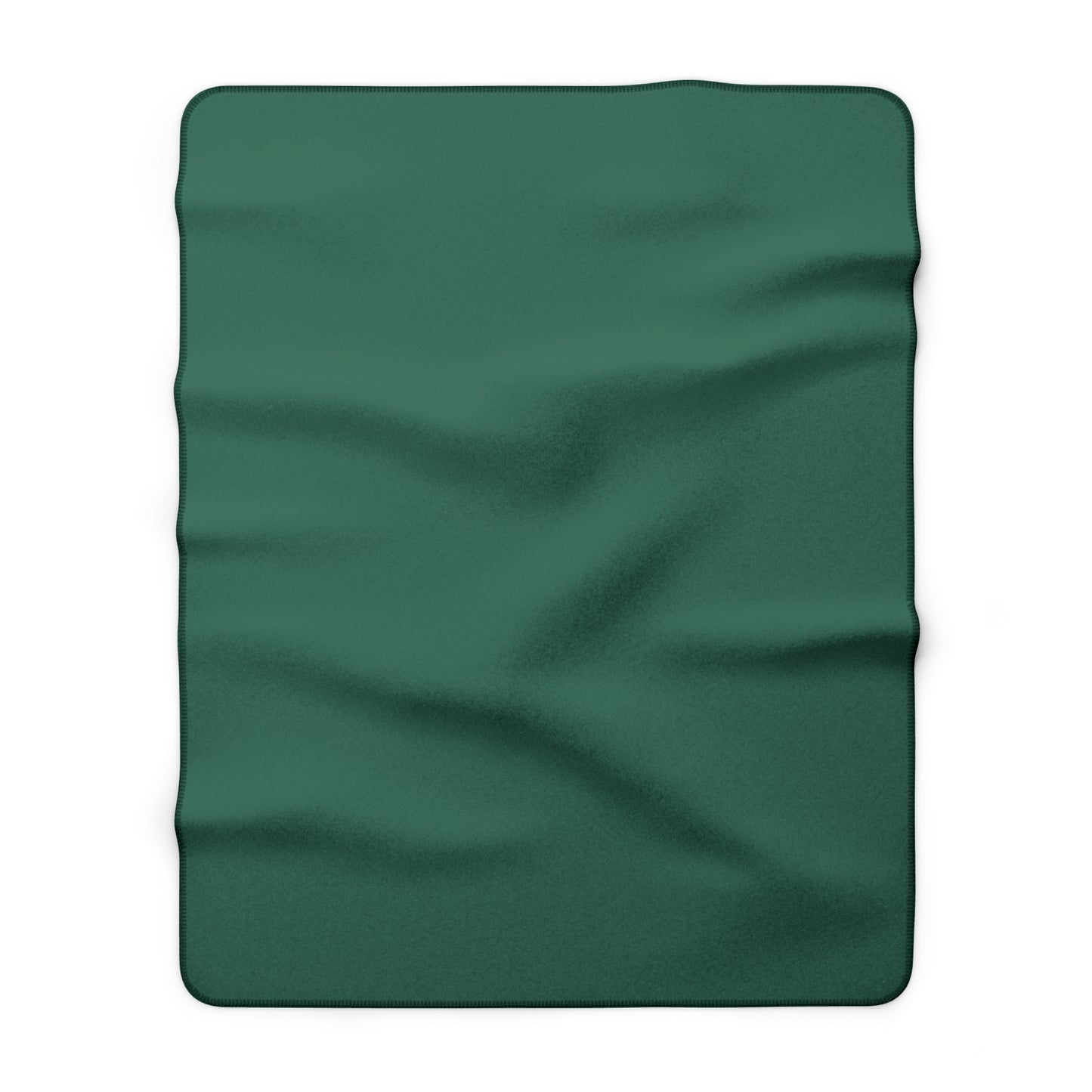 Leaf Green Sherpa Fleece Blanket Cozy Plush Throw 3 Sizes Soft Warm Blanket