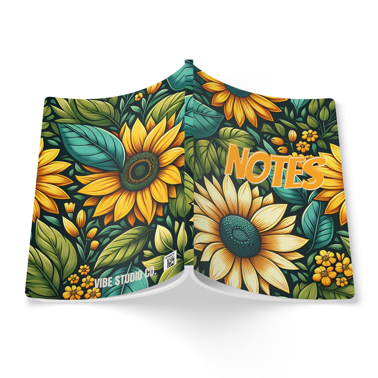 Sunflower Grove A5 Lined Journal