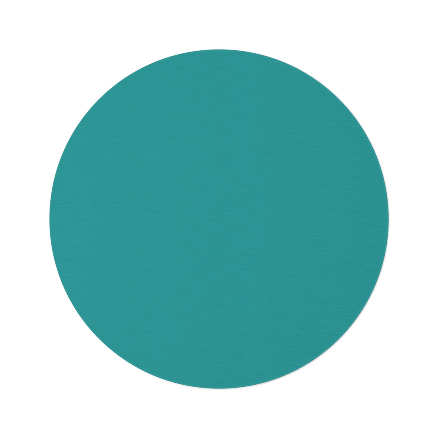 Deep Aqua Coordinated Round Rug 60 Inch Floor Rug Minimal Home Decor Living Room Rug