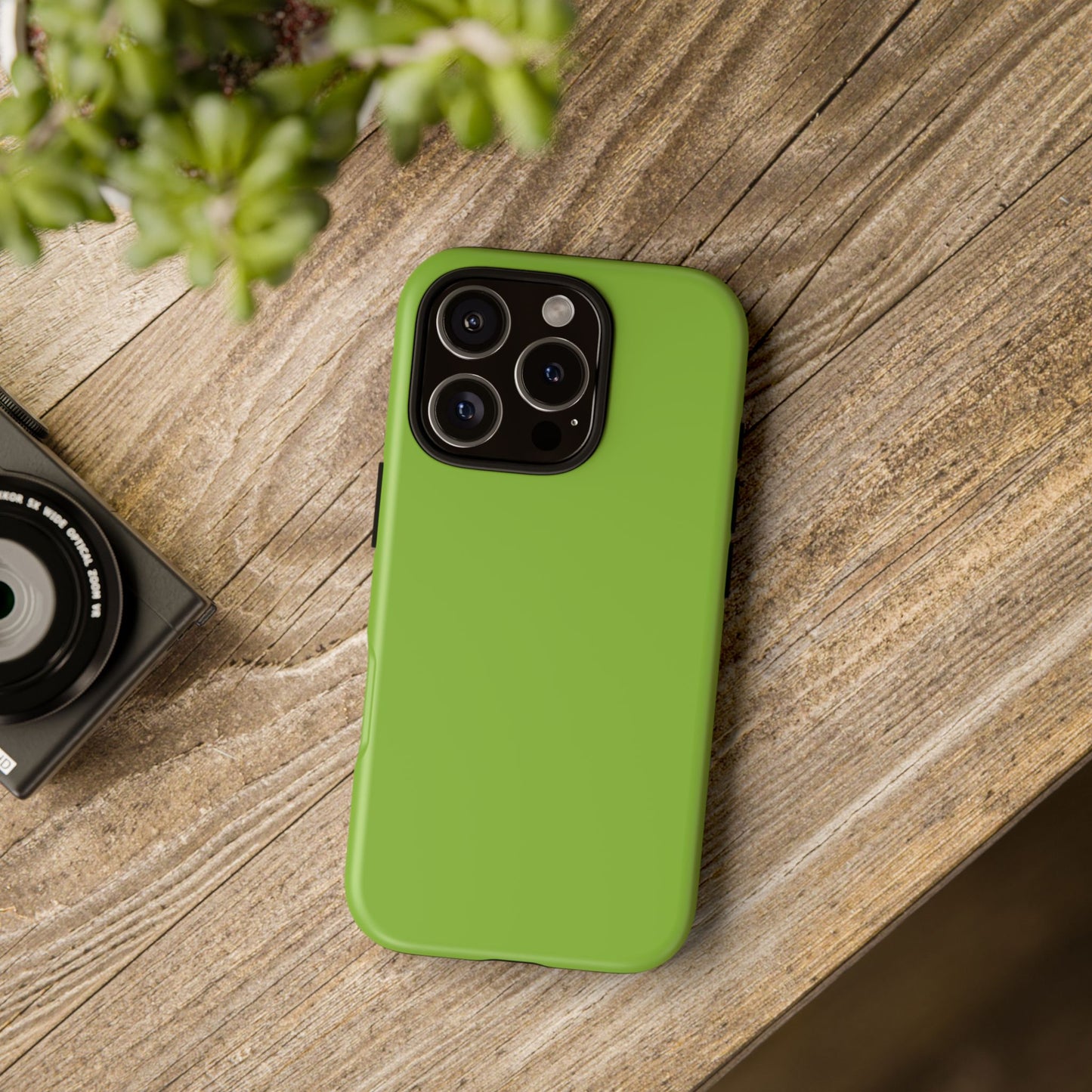 Muted Lime Tough Cell Phone Case Matte or Glossy Protective Case iPhone Samsung