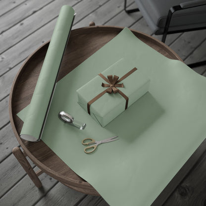 Sage Wrapping Paper Matte or Glossy Gift Wrap 3 Sizes Fine Art Paper