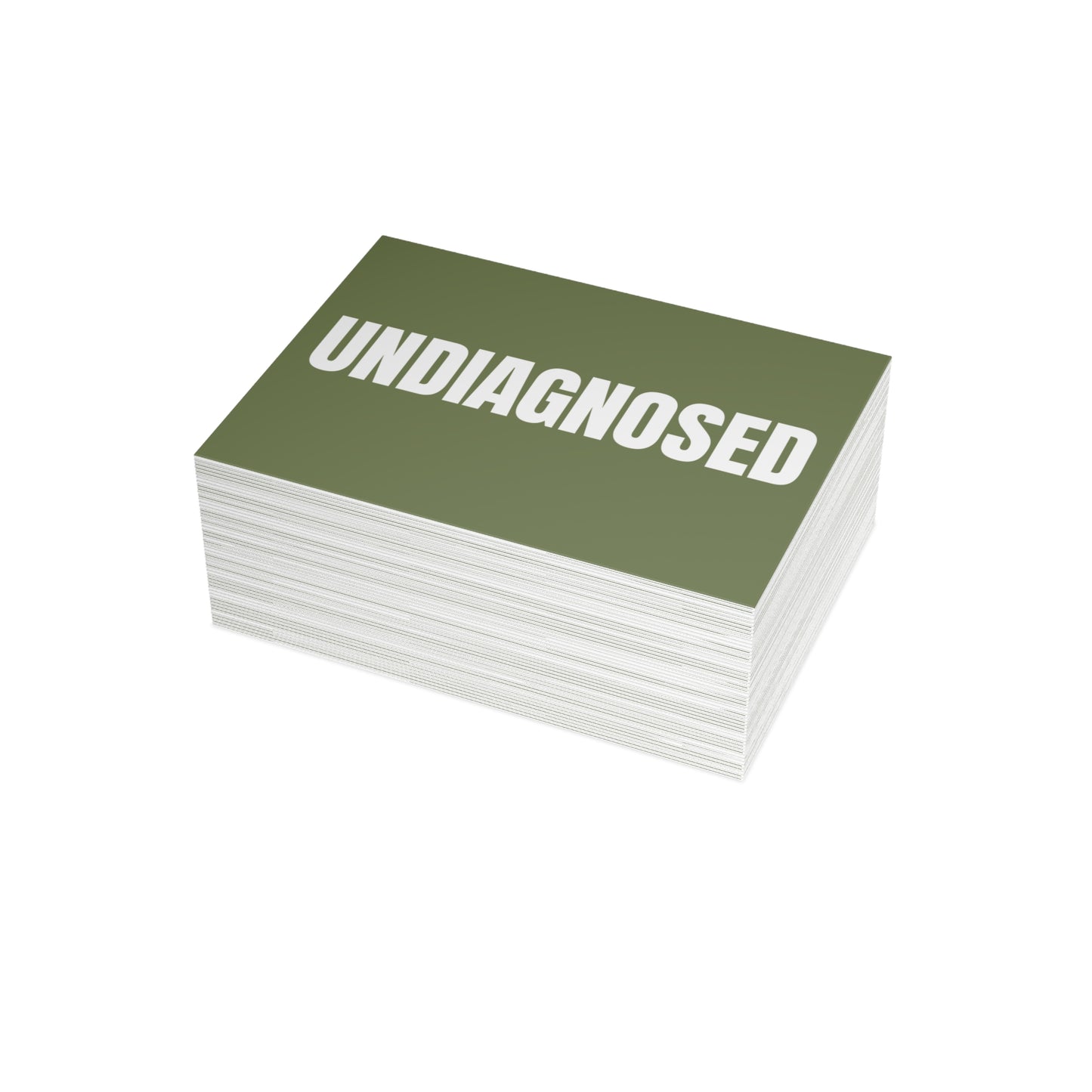 Olive Postcard Set Pack of 10, 30 or 50 w/ Envelopes | Coordinated Collection