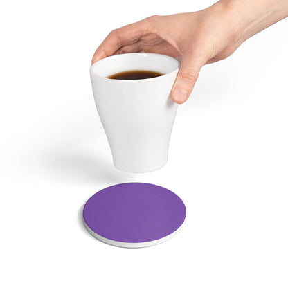 Purple Ceramic Coaster Round or Square | Coordinated Collection