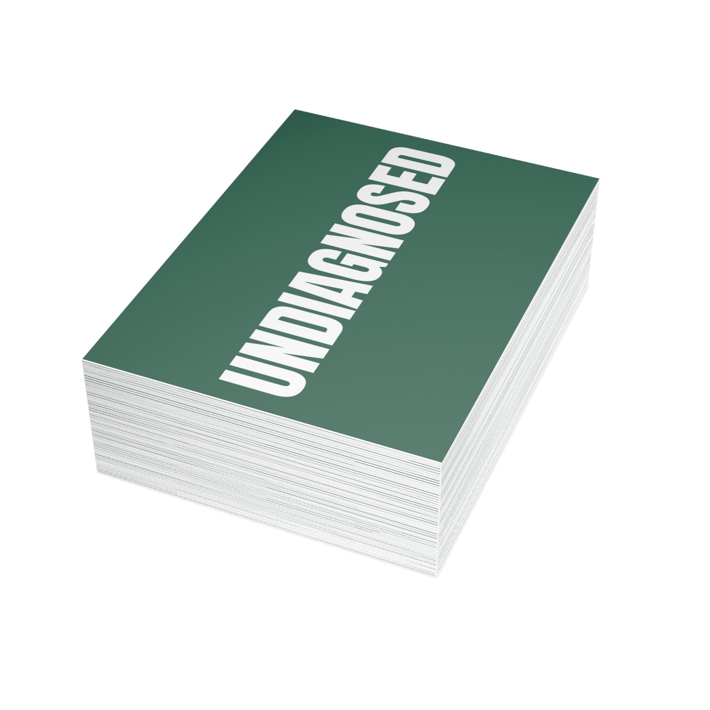 Leaf Green Postcard Set Pack of 10, 30 or 50 w/ Envelopes | Coordinated Collection