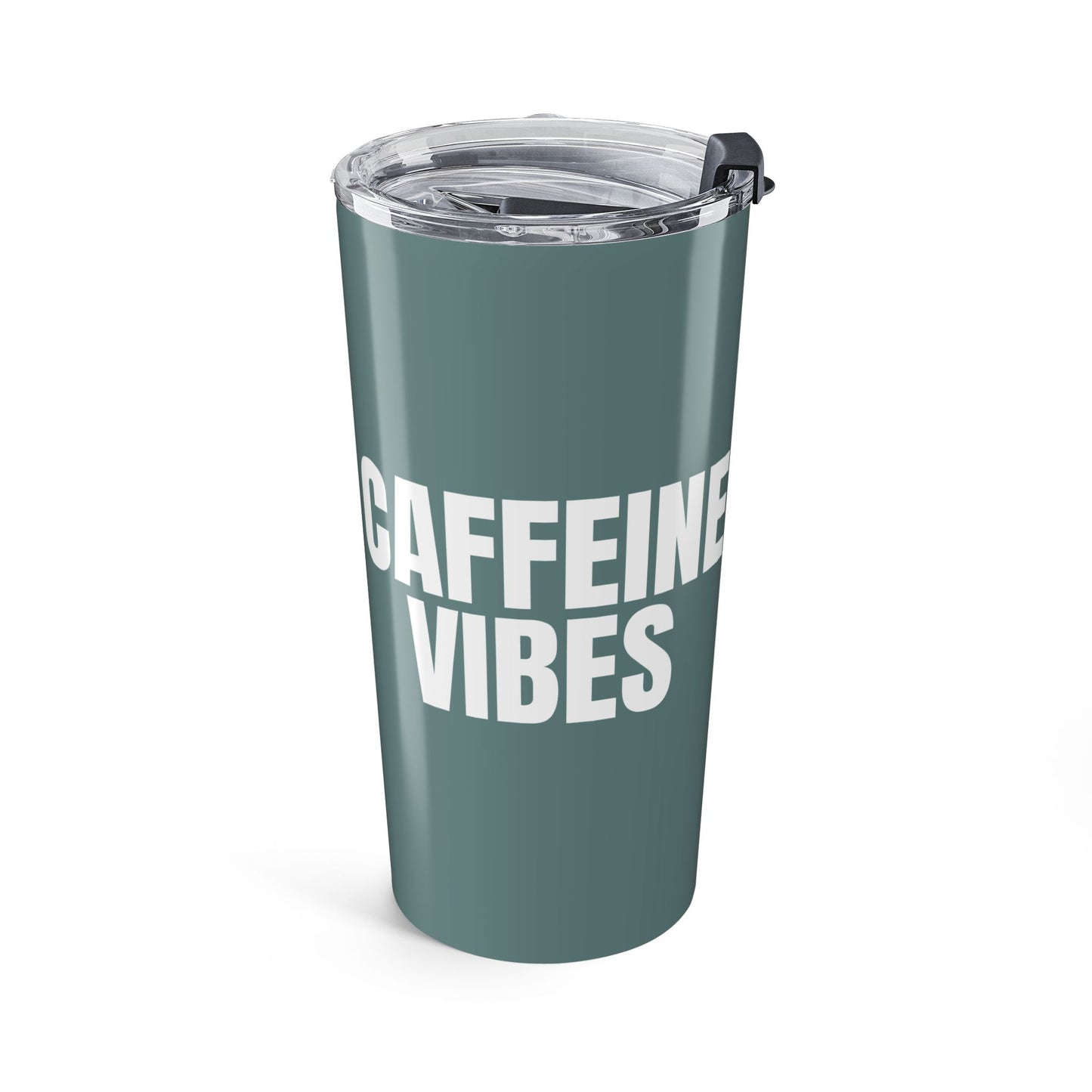 Dusty Blue Caffeine Vibes 20oz Stainless Steel Tumbler | Color Coordinated Collection