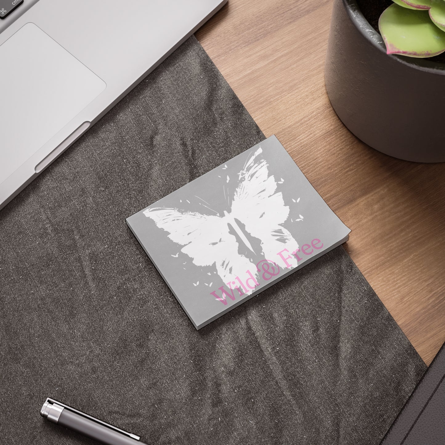 Wild and Free Sticky Notes Butterfly Post It Notes (7 Sizes)