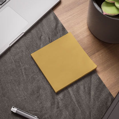 Muted Gold Post It Notes Coordinated Color Collection