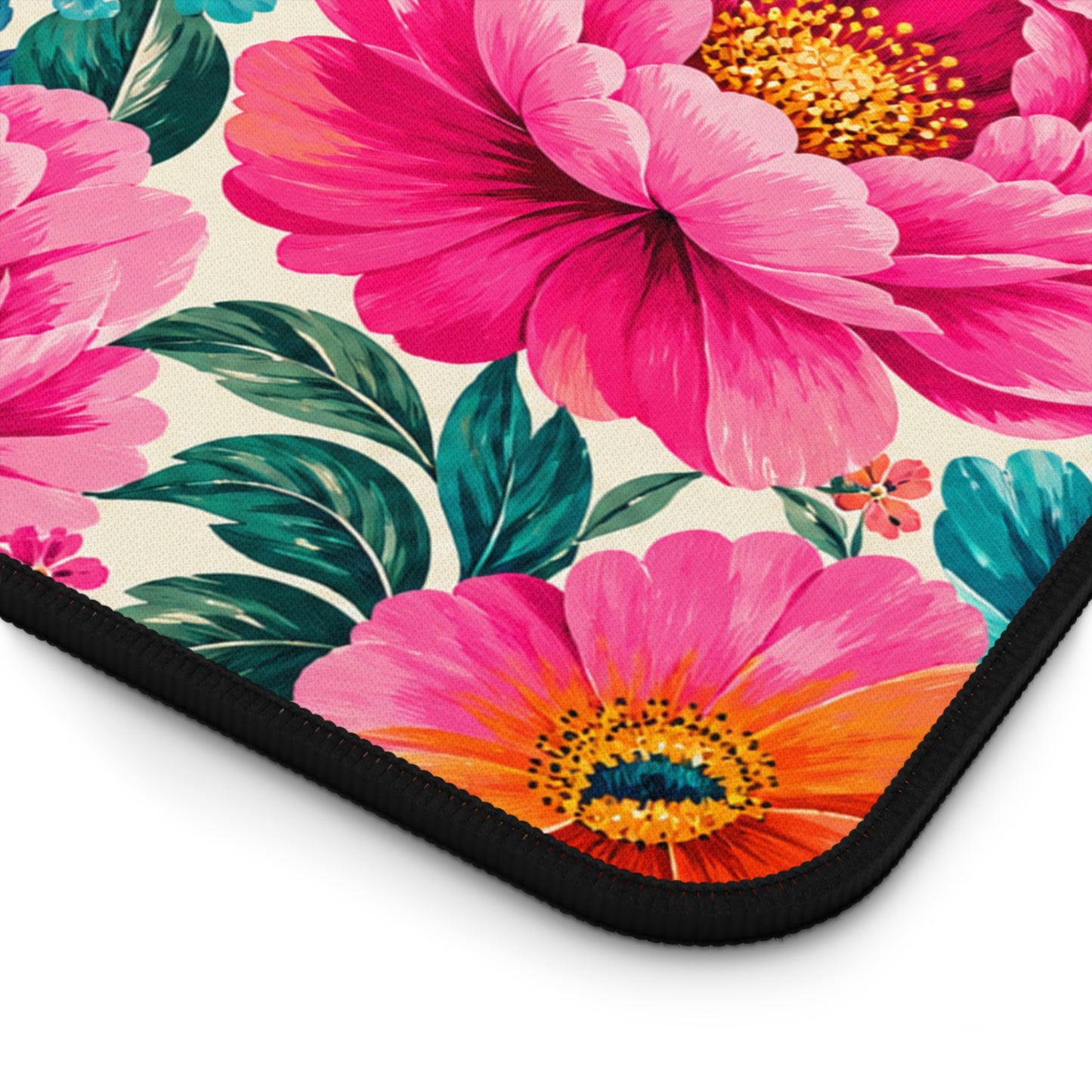 Dreamy Floral Desk Mat 3 Sizes Floral Mouse Pad