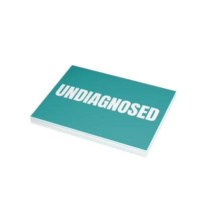 Deep Aqua Postcard Set Pack of 10, 30 or 50 w/ Envelopes | Coordinated Collection