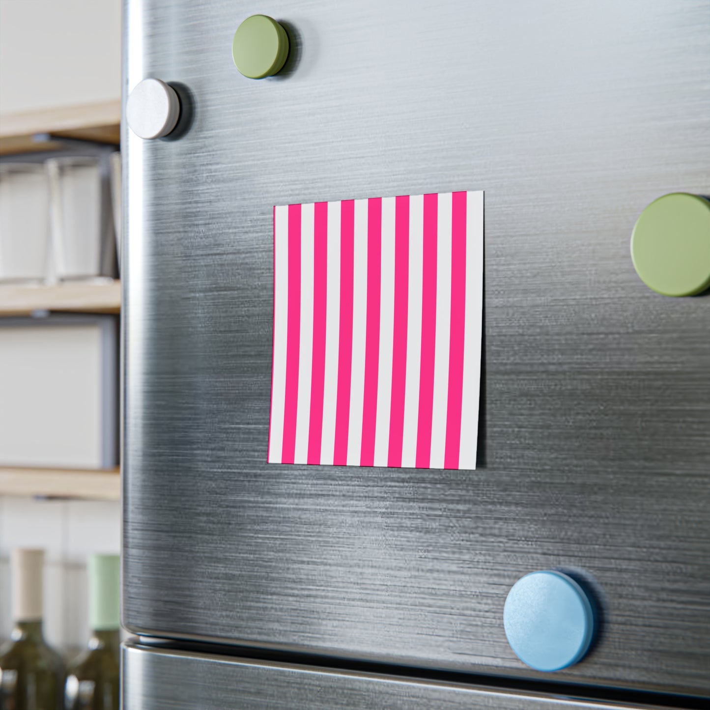 Pink Stripe Sticky Notes (7 Sizes)