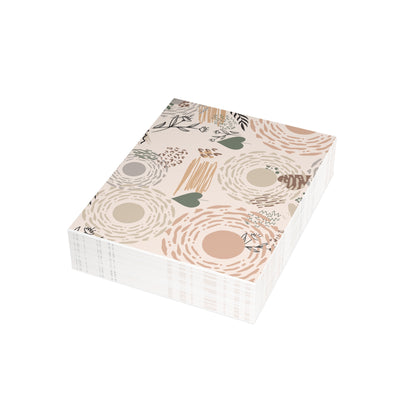 Neutral Flow Postcards Minimal Botanical Postcard Sets (10, 30 or 50)