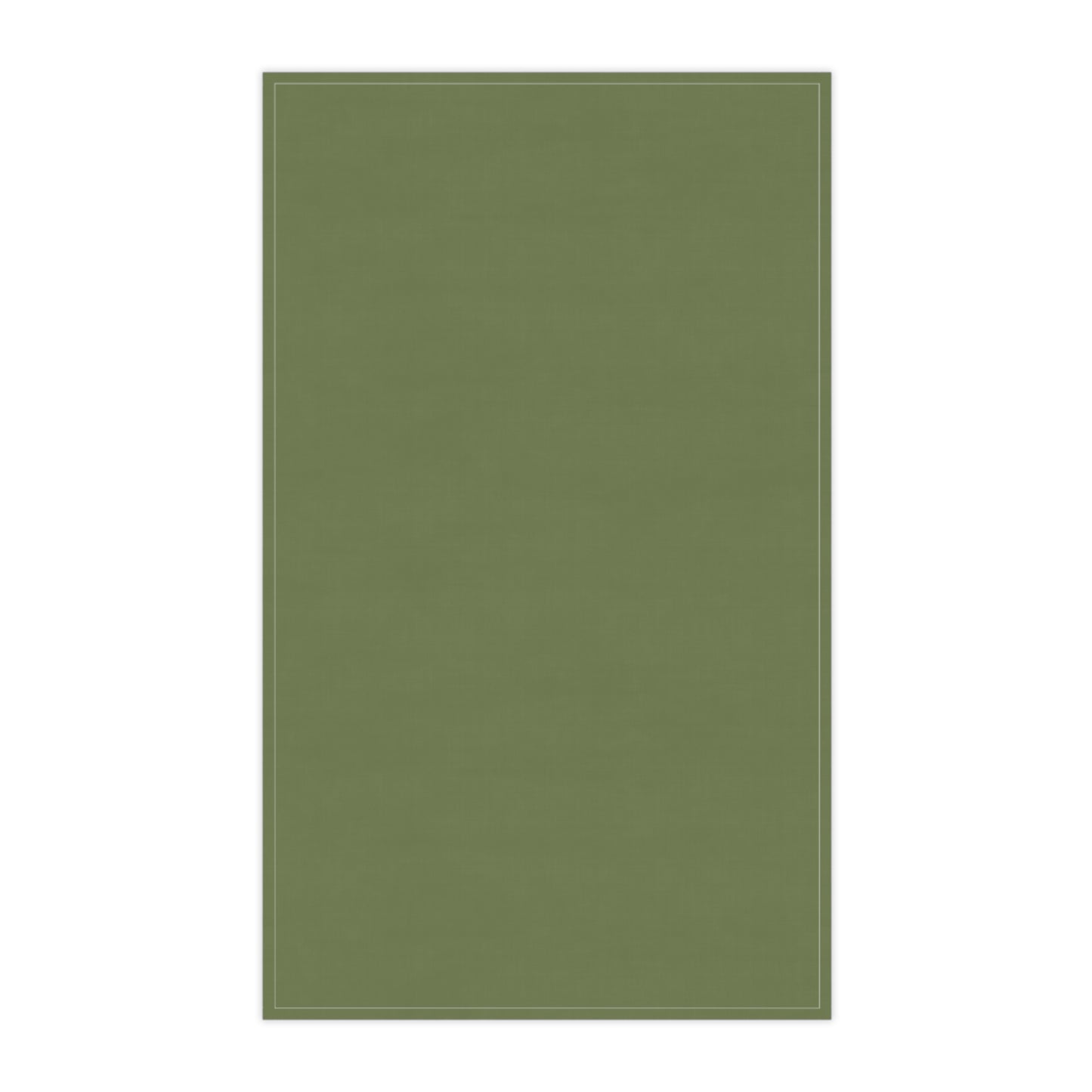 Olive Cotton Twill Tea Towel 18 x 30