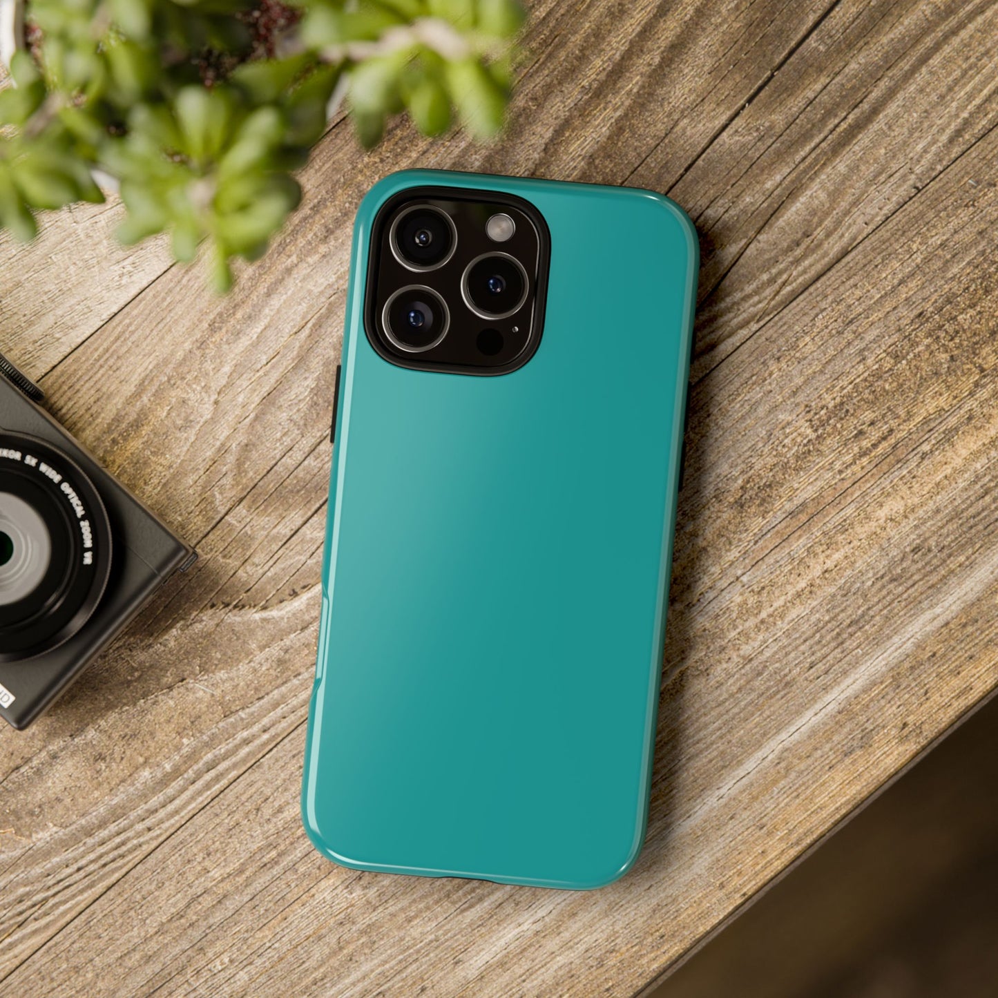 Deep Aqua Tough Cell Phone Case Matte or Glossy Protective Case iPhone Samsung
