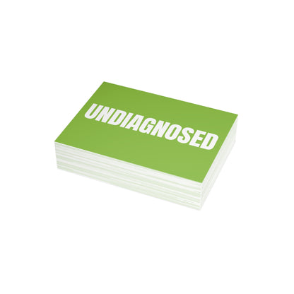 Muted Lime Postcard Set Pack of 10, 30 or 50 w/ Envelopes | Coordinated Collection