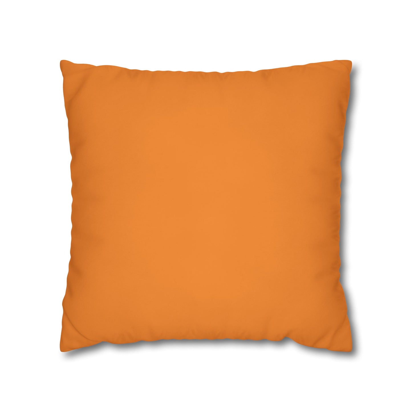 Tangerine Canvas Pillow Cover 20x20