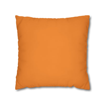 Tangerine Canvas Pillow Cover 20x20