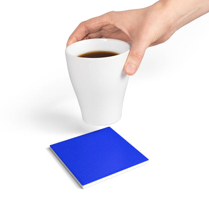 Periwinkle Ceramic Coaster Round or Square | Coordinated Collection