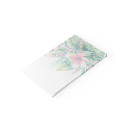 Paradise in Full Bloom Sticky Notes Tropical Floral Post It Notes (7 Sizes)