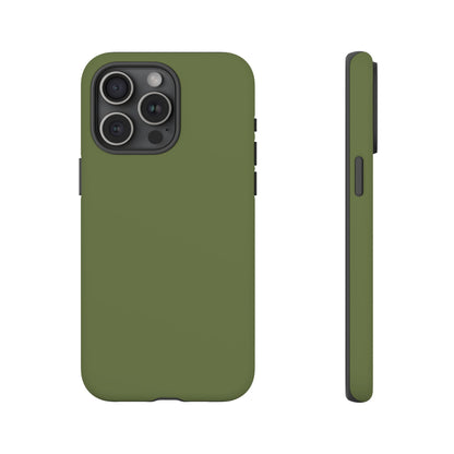Olive Tough Cell Phone Case Matte or Glossy Protective Case iPhone Samsung