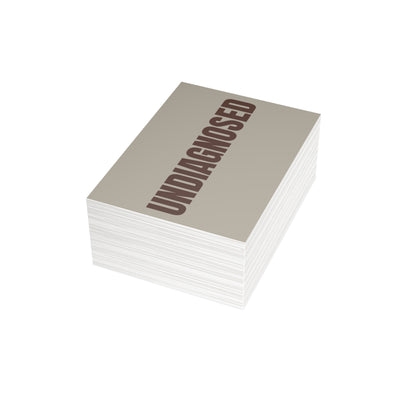 Warm Stone Postcard Set Pack of 10, 30 or 50 w/ Envelopes | Coordinated Collection